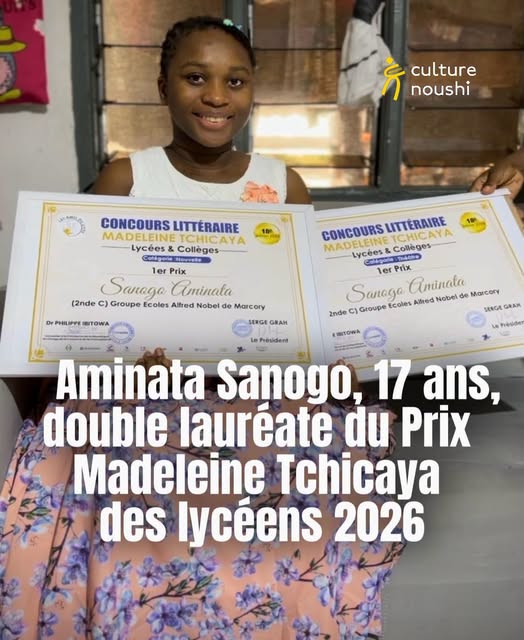 Côte d’Ivoire/ Prix Madeleine Tchicaya des lycéens 2026 : Aminata Sanogo, double lauréate se confie